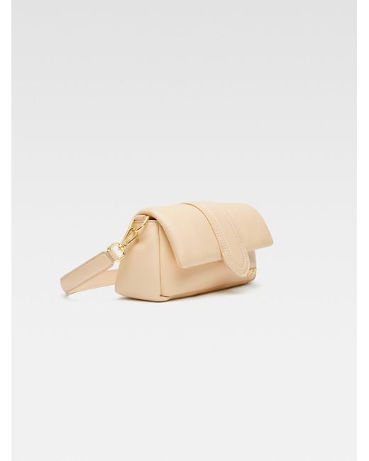 Jacquemus Natural Mini Clamshell Bag
