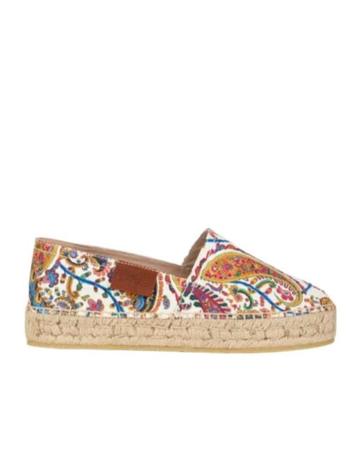 Etro Multicolor Paisley Print Espadrilles