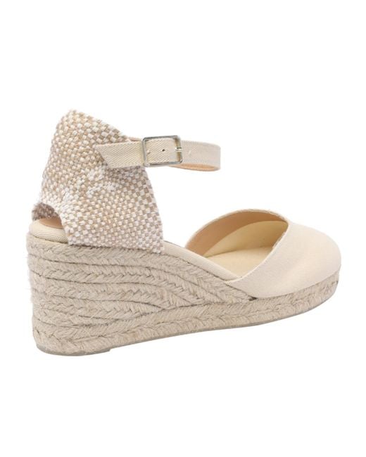 Castaner Natural Castañer Chiarita Wedge-Heel Espadrilles