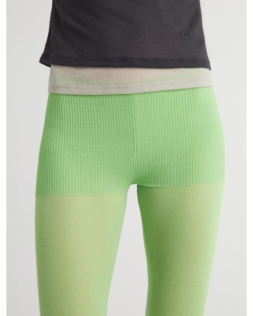 Paloma Wool Green Knitted Casual Pants