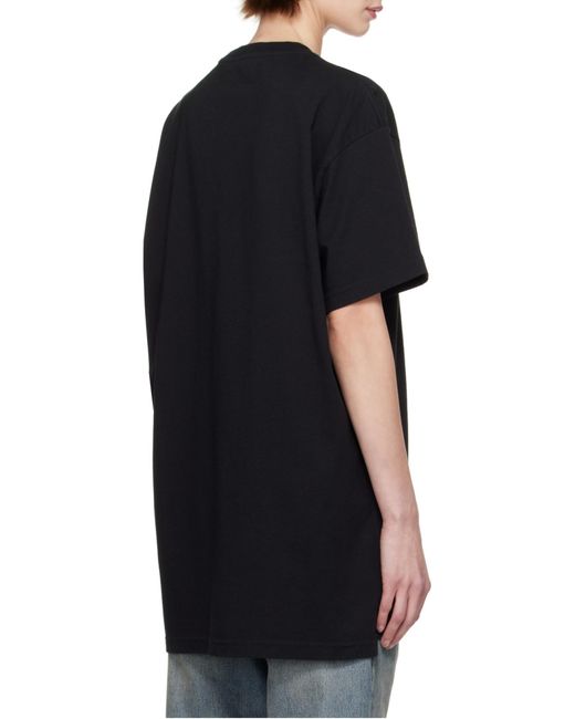 Vivienne Westwood Black Logo-Embroidered Crewneck T-Shirt