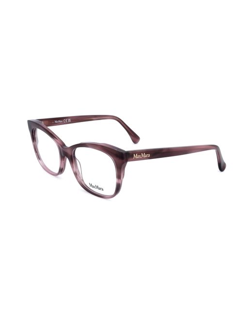 Max Mara White Square Frame Glasses