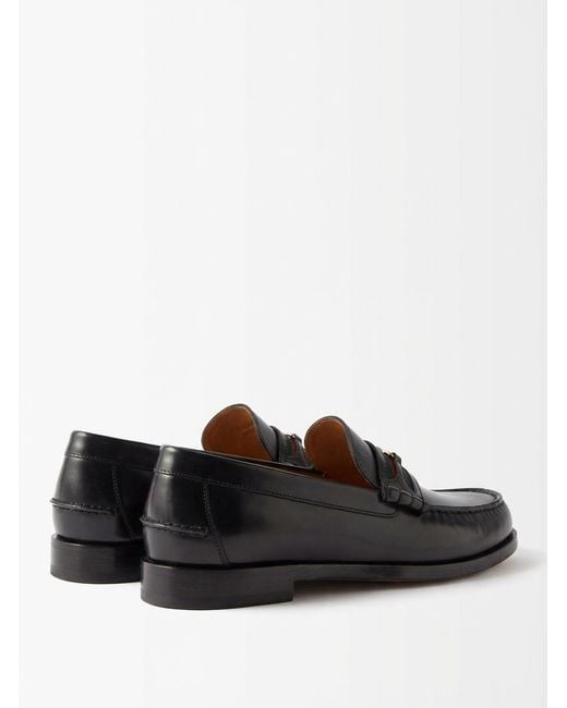 Gucci Black Kaveh Slip-On Loafers for men