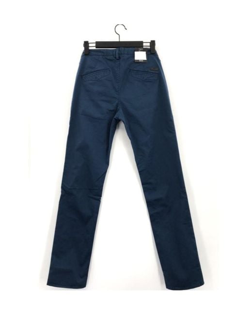 Boss Blue Logo Casual Pants for men