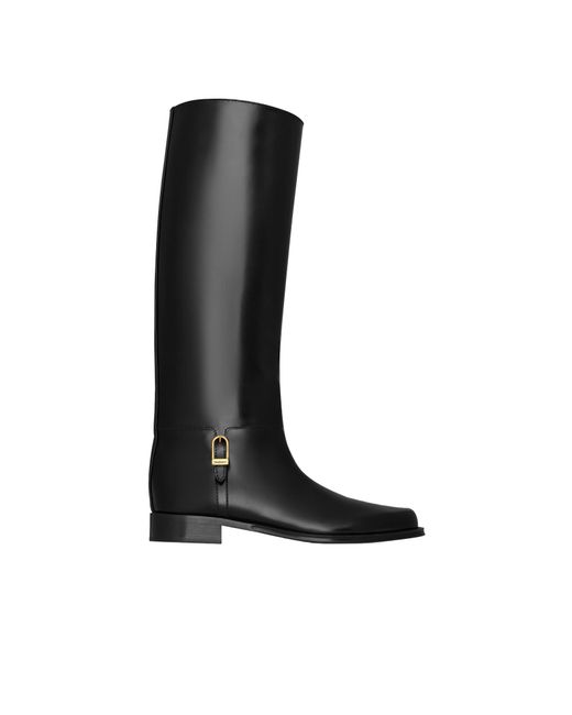 Saint Laurent Black Julia Boots