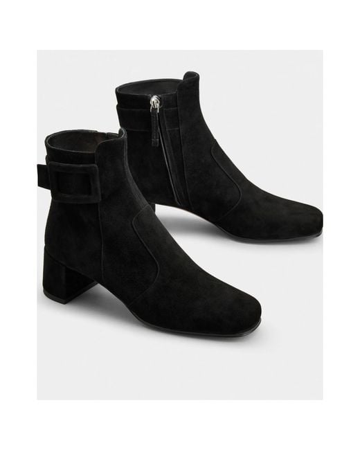 Roger Vivier Black Très Vivier Boots