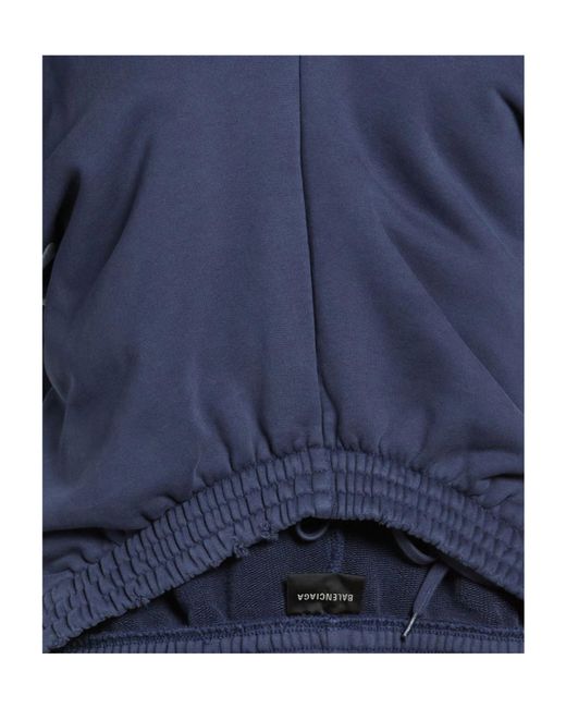 Balenciaga Blue Cropped Top