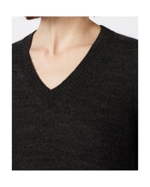 Weekend by Maxmara Black Brunate1234 V-Neck Sweater