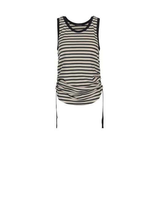 Ann Demeulemeester Black Striped Vest