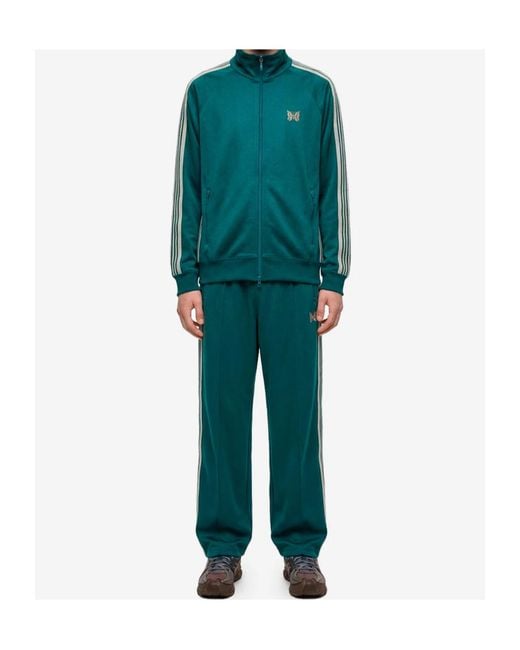 Needles Green Zipper Jacket for men