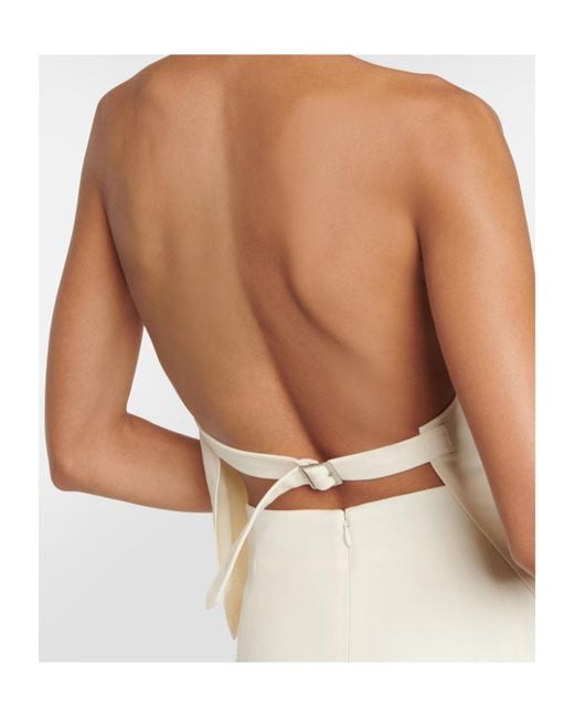 Wardrobe NYC White Halter Neck Top