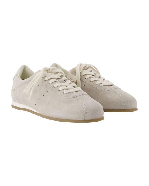 Common Projects White Round Toe Driving Shoes