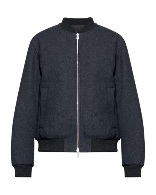 Dries Van Noten Blue Long-Sleeved Casual Jacket for men