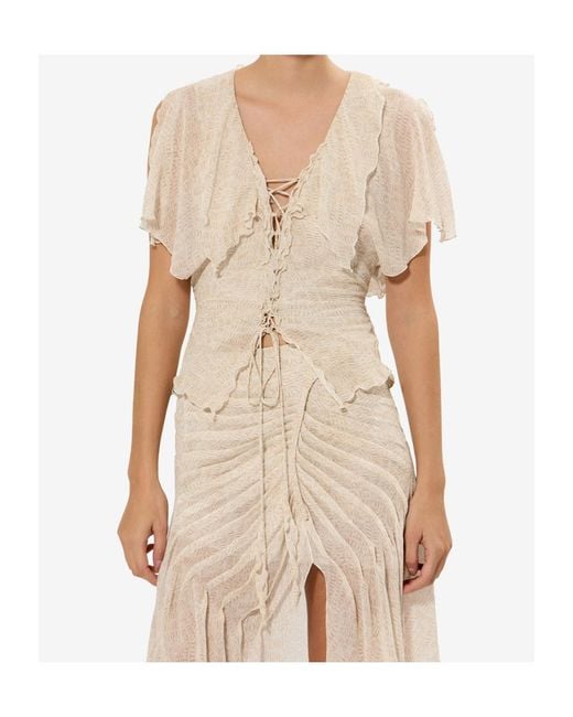 Isabel Marant White Thanais Blouse