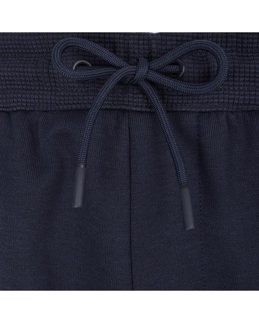 Boss Blue Embroidered Logo Sweatpants for men