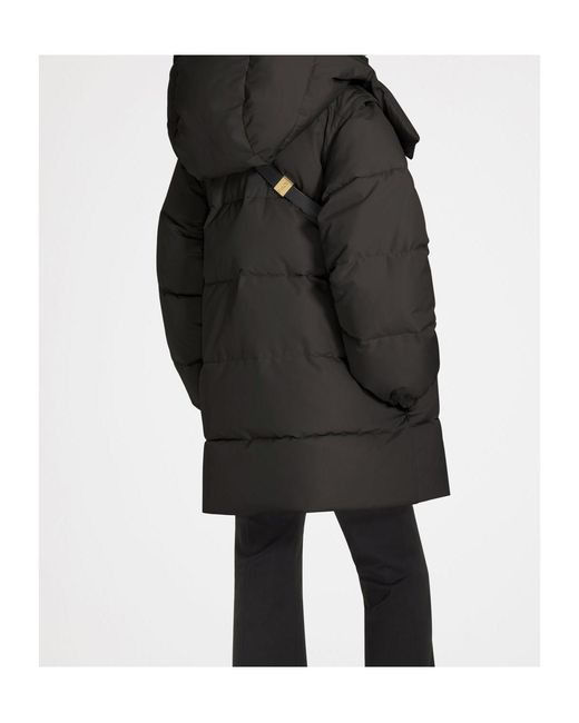 Patou Black Zip-Up Hooded Jacket