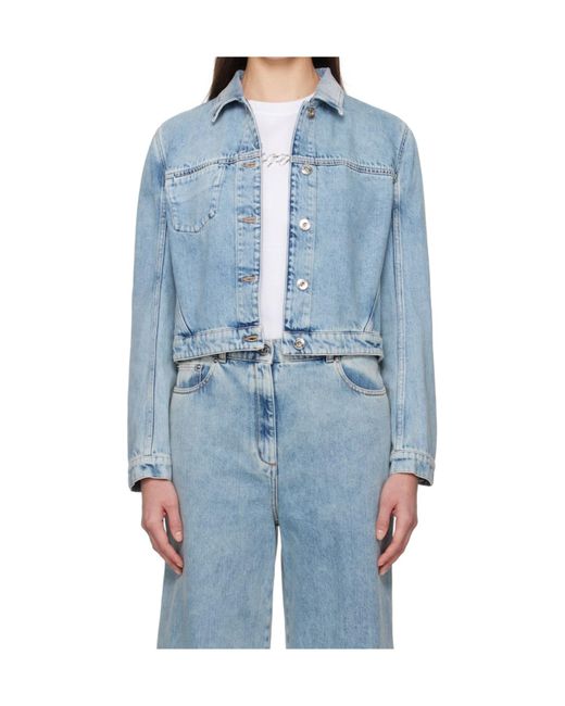 Lanvin Blue Short Denim Jacket
