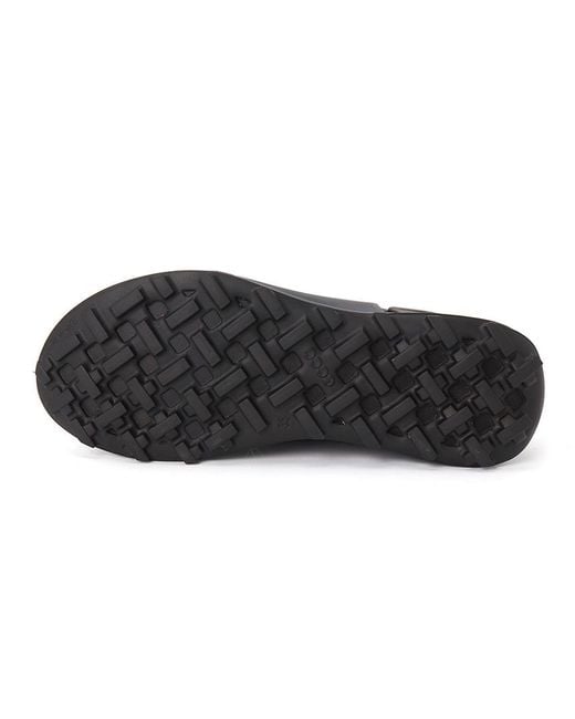 Ecco Black Round Toe Sneakers