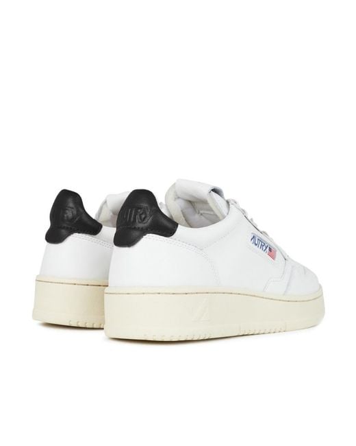 Autry White Logo Sneakers