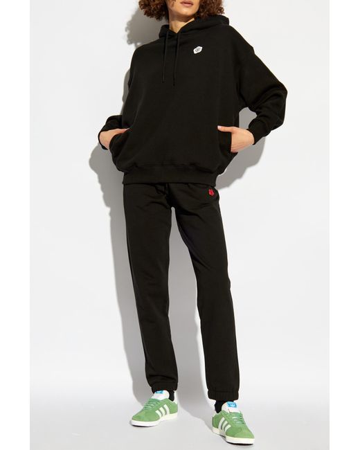 KENZO Black Boke Patch Sweatpants