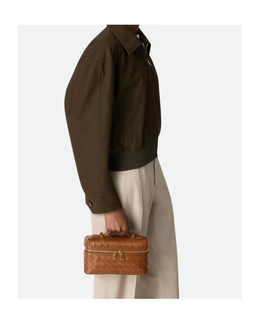Bottega Veneta Brown Bang Bang Zipped Vanity Case