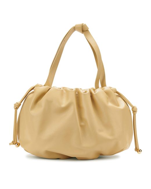 Bottega Veneta Natural Drawstring Handbag