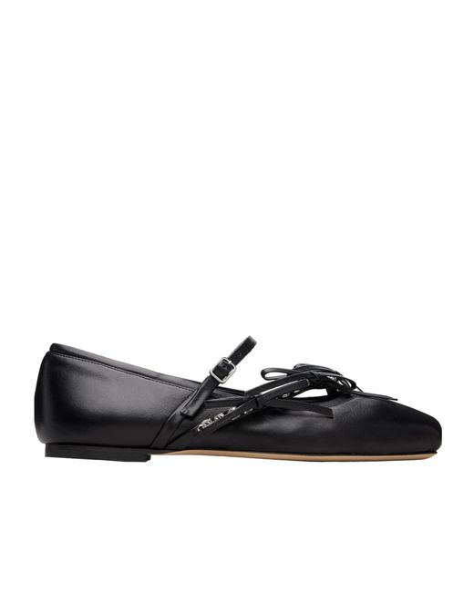 Jimmy Choo Black Loli Ballerina Flats