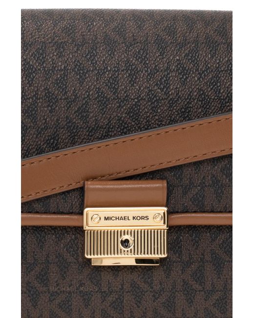 MICHAEL Michael Kors Black Bradshaw Monogram Shoulder Bag