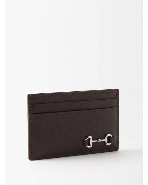 Gucci Multicolor Horsebit Card Holder for men
