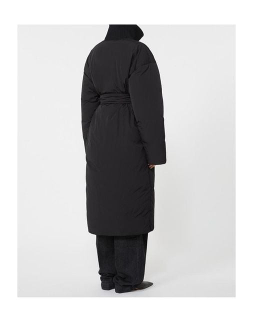 Sportmax Black Casarsa Belted Long Coat