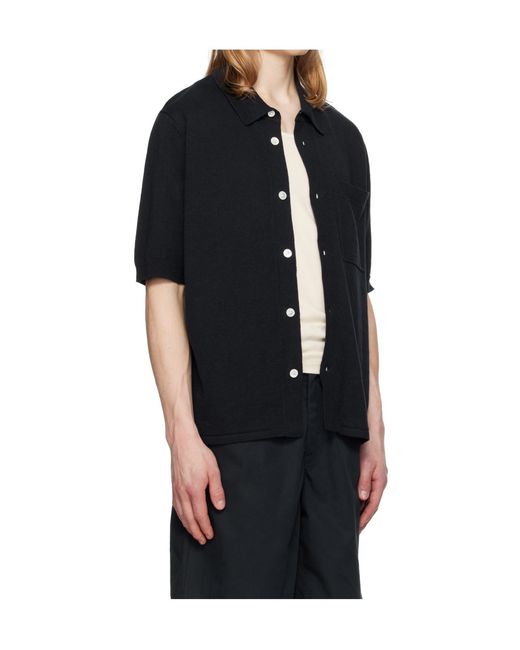Norse Projects Black Button-Down Shirt for men