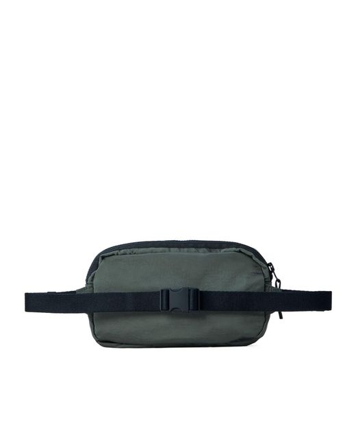 Stone Island Gray Logo Zip Belt Bag for men