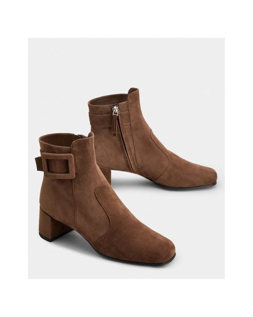 Roger Vivier Brown Très Vivier Boots