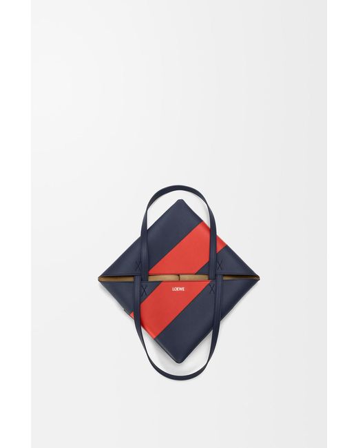 Loewe Red Medium Puzzle Fold Tote