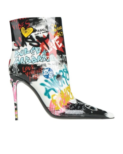 Dolce & Gabbana Blue Ankle Boots