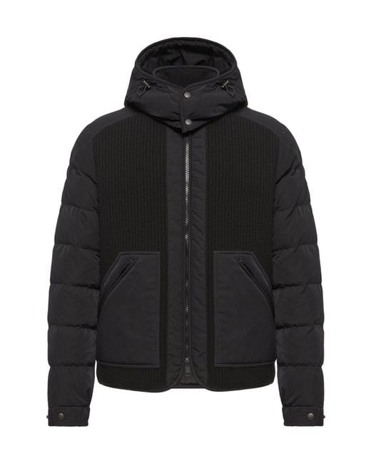 Moncler Black Pelat Down Jacket for men
