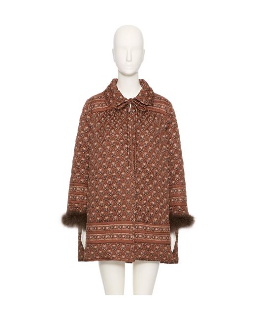 Valentino Brown Long Sleeve Jacket