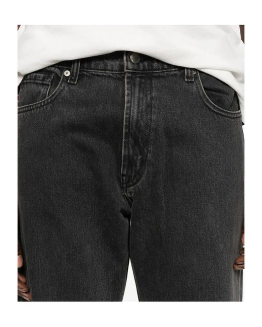 7 For All Mankind Gray Modern Straight Jeans for men