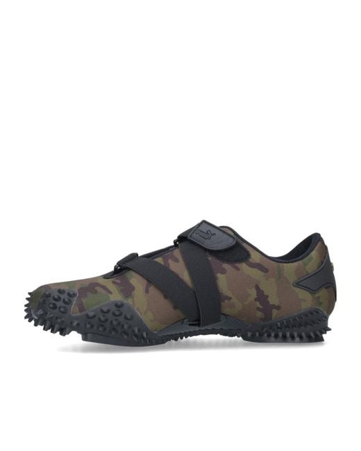 PUMA Black Mostro Camo Slip-On Sneakers for men