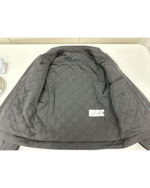 Gucci Black High-Necked Casual Jacket for men