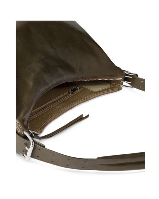 Lemaire Brown Belted Bag