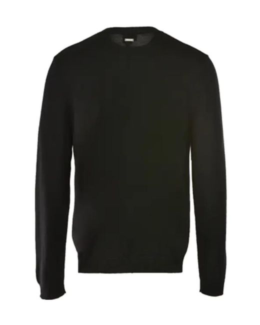 Just Cavalli Black Tiger Pattern Knitted Pullover for men
