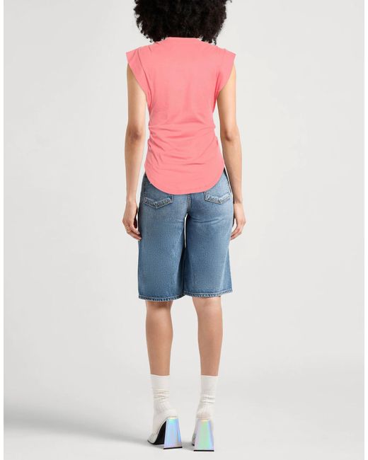 Isabel Marant Pink Plain Colour T-Shirt