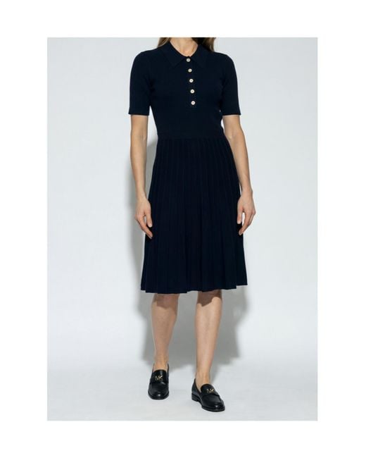MICHAEL Michael Kors Blue Midi Polo Dress