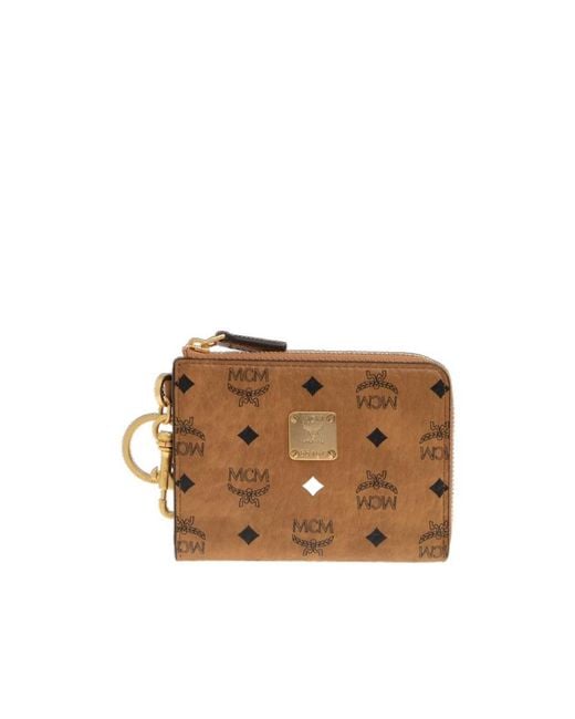 MCM Brown Logo Wallet