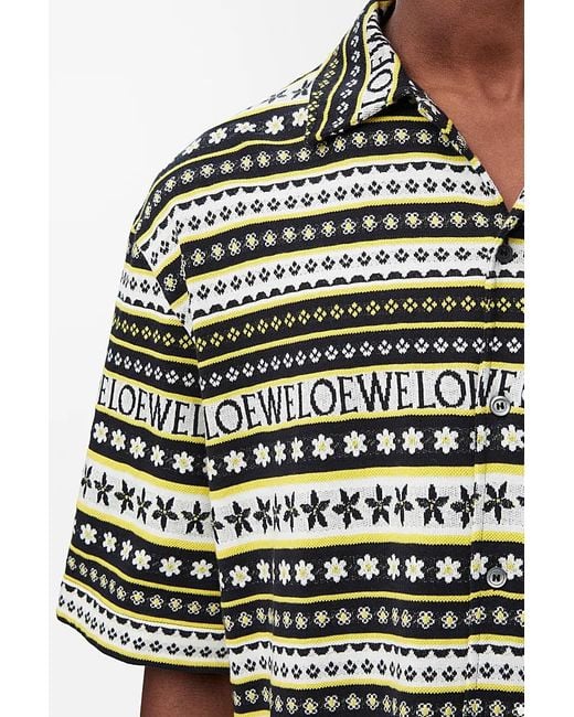 Loewe Gray Short Sleeve Shirt for men