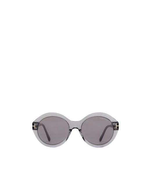 Tom Ford Metallic Eyewear Round-Frame Sunglasses