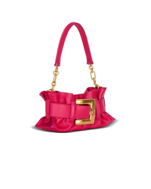 Balmain Pink Mini Anthem Shoulder Bag