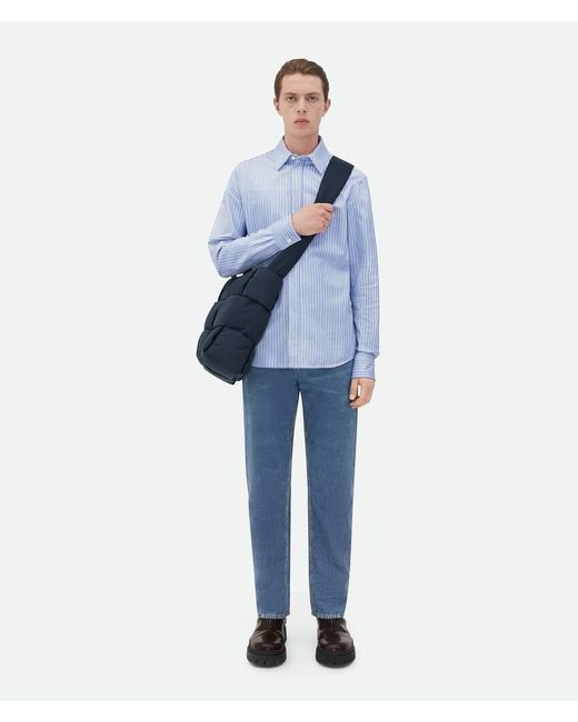 Bottega Veneta Blue Large Arco Padded Tote Bag for men