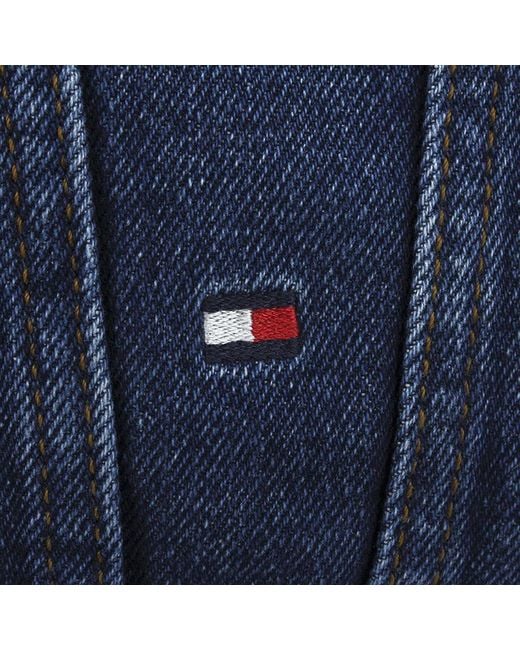 Tommy Hilfiger Blue Washing Effect Denim Jacket for men